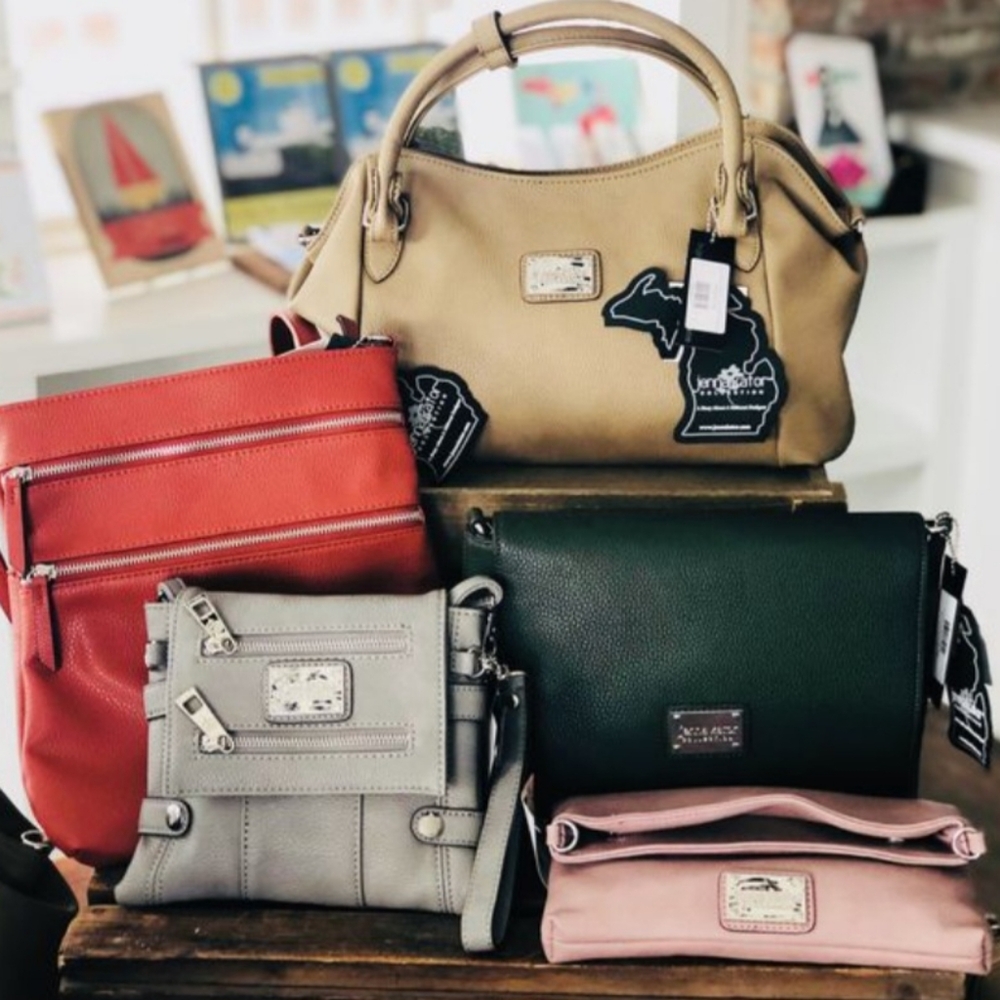 JENNA KATOR Michigan Contemporary Handbag Designer.  Adjustable straps